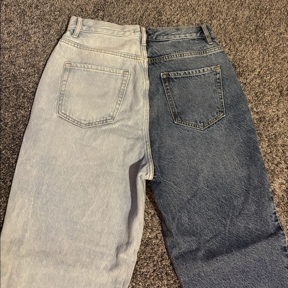 Pacsun Women’s Two Panel High Waisted Straight Leg Jeans - Picture 4 of 6